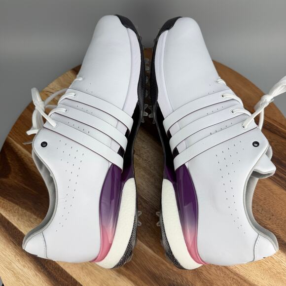 Adidas Men\'s Size 15 Tour 360 24 Boost Golf Shoes Cloud White Shadow Fig IE3366 main image 6